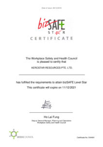 thumbnail of AR – bizSAFE STAR Certificate 2018 – Expiry-11.12.2021